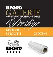 Ilford Galerie Prestige Fine Art Smooth Photo Paper Rolls 200GSM