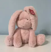 Aurora World 11.5” Pink Bunny Rabbit Candy Cotton Tail Stuffed Animal Plush