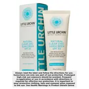 Little Urchin Natural Clear Zinc Sunscreen SPF30+ 100g