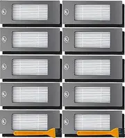 Fliter for EOVACS DEEBOT T9 / T9+ / N8 PRO / N8 PRO+ / N8 / N8+ / NEO / N10 / T8 / T8+ / T8 AIVI / 920/950 / N7, Robot Vacuum Cleaner Filter Kit, Replacement Parts