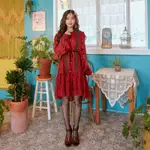 現貨 2019 F/W KIMCHI AND BLUES 韓國泡菜洋裝家經典雪紡前短後長亮亮布料飄飄洋裝