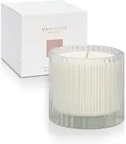 [VAUCLUSE] Lychee Scented Candle 280g – Tropical Fruity Floral Soy Wax Candle, Reusable Glass Jar, Long-Lasting 40+ Hour Burn, Uplifting Home Fragrance, Luxury Gift