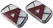 12V 24V LED Car Truck Tail Light Rear Stop Brake Fog Light Signal Lamp Wiring Harness 6 Core Cable Trailer Caravan Lorry