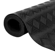 vidaXL Rubber Floor Mat Anti-Slip 5 x 1 m Checker Plate