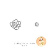 在飛比找momo購物網優惠-【WEDDING CODE】14K金 鑽石耳環 迪TME04