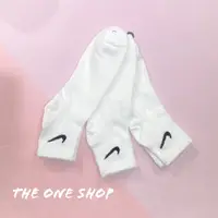 在飛比找蝦皮購物優惠-TheOneShop NIKE EVERYDAY 白色 白襪