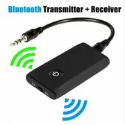 Bluetooth 5.3 Adapter for Airplane to 2 Wireless Headphones,3.5mm Jack In-Flight Bluetooth Transmitter Receiver for TV