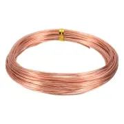 30Ft (9m) 16 Gauge (1.2mm) 99.9% Solid Bare Pure Copper Wire Soft