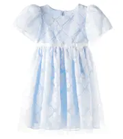 [Patachou] Patachou Embroidered tulle dress Y 14 white