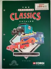 THE AMERICAN CLASSICS CATALOG-1996 CORGI JULY & SEPT.