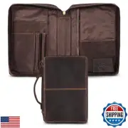 Hunter and Scribe Leather Bible Covers for Men and Women - Top Grain Buffalo