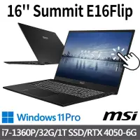 在飛比找博客來優惠-msi微星 Summit E16Flip A13VET-23