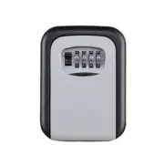 4 Digit Password Wall Mounted Safety Key Box Lock Padlock Password Box Organizer