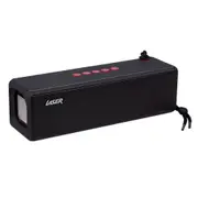 Laser TWS Portable Wireless Bluetooth Bar Speaker/FM Radio/Mic Audio/Music Black