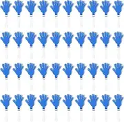 ZCYSRLQIN 50 Pcs Hand Clappers 7.5 Inch Plastic Clappers Noisemakers Party Favors Clapping Noise Maker Birthdays Game Prizes Classroom Rewards Football Sporting Events Cheers Supplies (Blue,White)