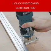 34.6in Straight Cut Guide For Circular Saws Metal Circular Saw Guide Rail