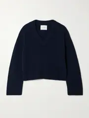[LISA YANG] LISA YANG - Aletta Cashmere Sweater - Navy - 2 2 Blue