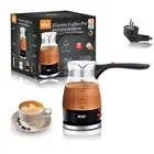 600W Electric Coffee Maker Turkey Coffee Pot Glass Italian Mocha Pot Greek Turki