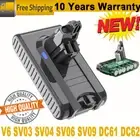 6.0Ah Sony Cell For Dyson V6 Battery V6 Animal Absolute SV03 SV04 SV06 SV09 DC61