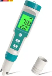 Digital Water Quality Tester 7 in 1, Ph/Tds/Ec/Orp/S.G//Salt/Temp Teter, Portabl