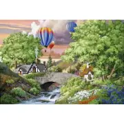 DIY Bead embroidery kit Balloons Bead needlepoint Bead stitching