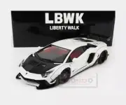 1:18 AUTOART Lamborghini Aventador Liberty Walk 2017 White Met Carbon AA79241 Mo