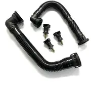Secondary Air Pump Breather Exhaust Hose & Mount Kit for Au/di A4 A6 A8 Q7 for VW Passat B6 for Golf 5 MK6 Touran Seat for Skoda(1 Set)