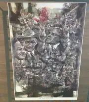 Vintage Poster Political Collage Texas Gentleman Peace Anti-War 1960's pin-up
