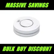 EMERALD VULCAN Photoelectric Electric Smoke Alarm Detector Interconnected 240v