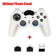 2.4 G Controller Gamepad Android Wireless Joystick Joypad with OTG Converter For PS3/Smart Phone For Tablet PC Smart TV Box White