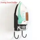 with Hooks Hanger Home Wall Mounted Storage Rack Iron Board Iron Stand Shelf