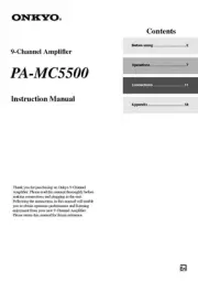 Onkyo Integra PA-MC5500 Amplifier Owners Instruction Manual