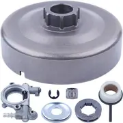 3/8" 7t Sprocket Clutch Drum Kit Compatible With STIHL 024 026 MS180 MS240 MS260 026pro - Chainsaw with Oil Pump Replace 11