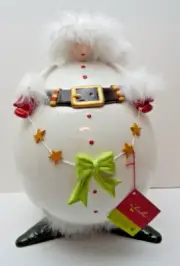 Dept 56 Christmas Krinkles by Patience Brewster Cookie Jar #38185 Old Stock