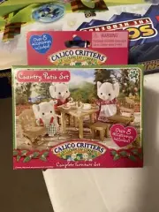 Calico Critters Cloverleaf Corner Country Patio Set 2009 Epoch MISB Ex Condition