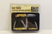 Old Timer 2018 Limited Edition Gift Set Schrade Deer Print Yellow
