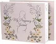 Rissunkv Baby Shower Sign in Guest Book - Pregnancy Journal Memory Book - Pregnant Milestone Planner Diary Keepsake Record Manual for Mother & Birthday