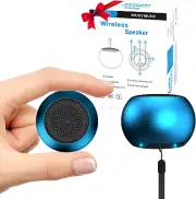 2 Bluetooth Mini Speakers, 3W Small Portable Wireless Speaker with Lanyard, Wate