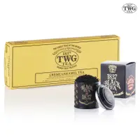 在飛比找momo購物網優惠-【TWG Tea】純棉茶包迷你茶罐雙享禮物組(焦糖南非國寶茶