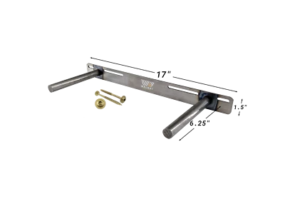 18" Heavy Duty Floating Shelf Bracket- Invisible Shelf Support - Made in the USA