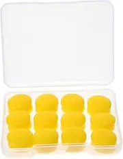 JUMPLAWN 12pcs Ear Plugs for Adults and Noise Reduction Swimming Earplugs Soft for Comfortable Sleep and Water