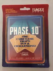 Vintage 1992 Phase 10 Card Game Fundex Games New Factory Sealed 8220