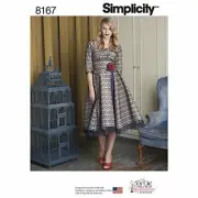 Simplicity Sewing Pattern 8167 Special Occasion Evening Dress Size 4-12