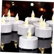 LED Tea Lights Candles- 50PACK Flameless Candles Realistic 50pack Warm White