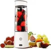 Portable Blender,Personal Blender for Shakes and Smoothies, Mini Blender USB Rechargeable, Handheld Blender for Sports Travel and Outdoors(White)