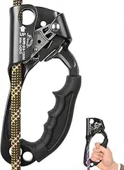 WQV Hand Ascender, Ascenders for Climbing Rope, Aluminum Alloy Climbing Gear, Tree, Rock, Mountain Climbing Rappelling, Mountaineering, Arborist, Caving Gear