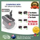 Adapter For Makita Ryobi Milwaukee Lithium-ion Battery Convert To Dyson V6 V7 V8