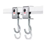 Desk Bag Hook,2 Pcs Nail Storage Hook, Space Organizer Headset Stand,5224