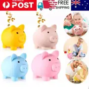 Pig Piggy Bank Unbreakable Plastic Money Bank Save Box Coin Bank Girls Boys Gift