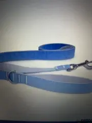 blue CHAMBRAY Dog Leash 6' Good2Go lead New